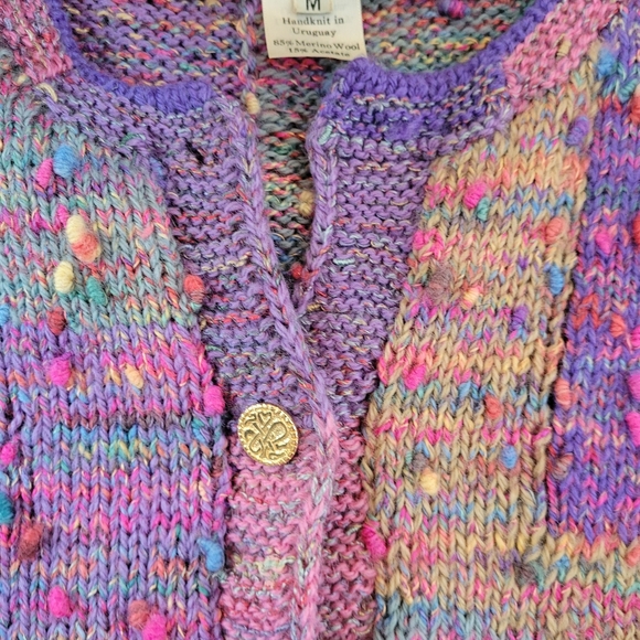 The Peruvian Connection Handmade Multicolor Sweate - Picture 10 of 10